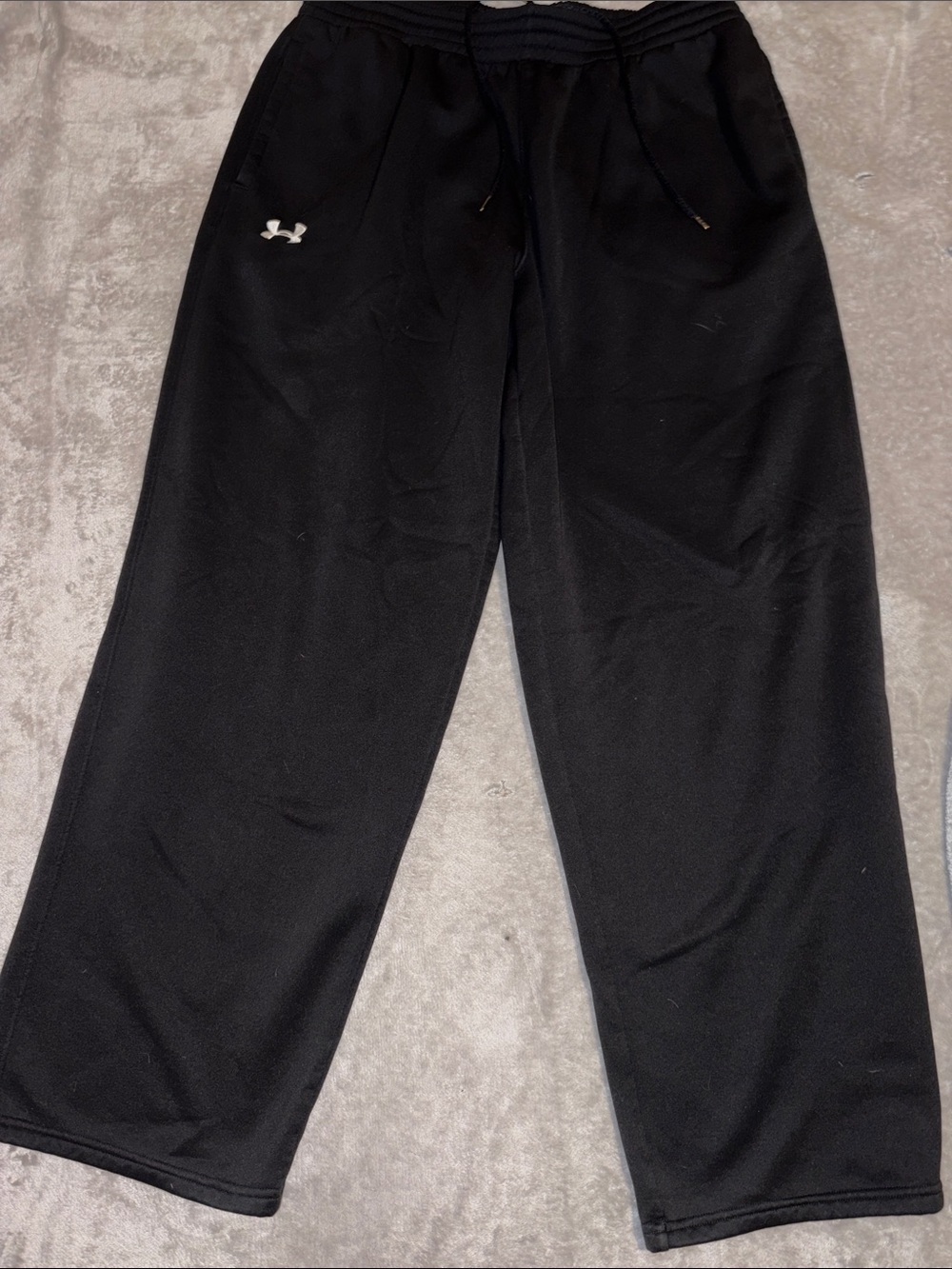 Under Armour Men's Black Fleece Joggers with Logo